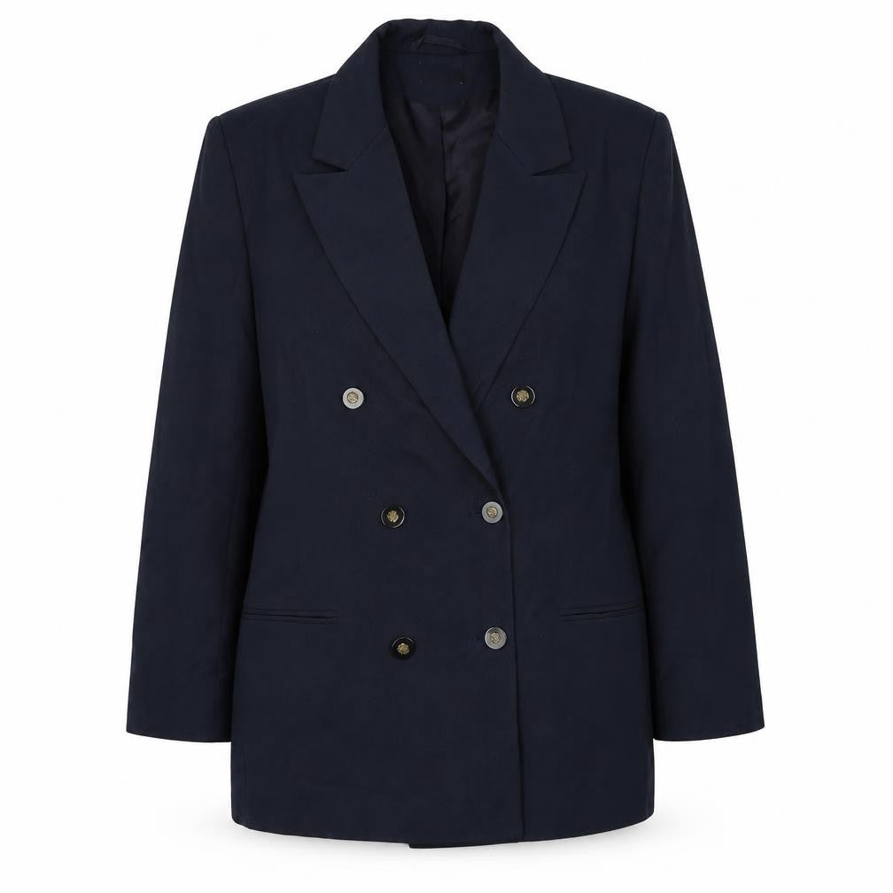 BHS Womens Blue Polyester Jacket Blazer Size 14