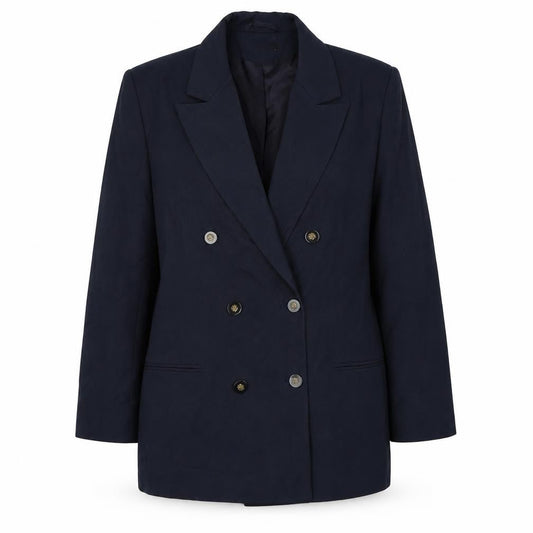 BHS Womens Blue Polyester Jacket Blazer Size 14