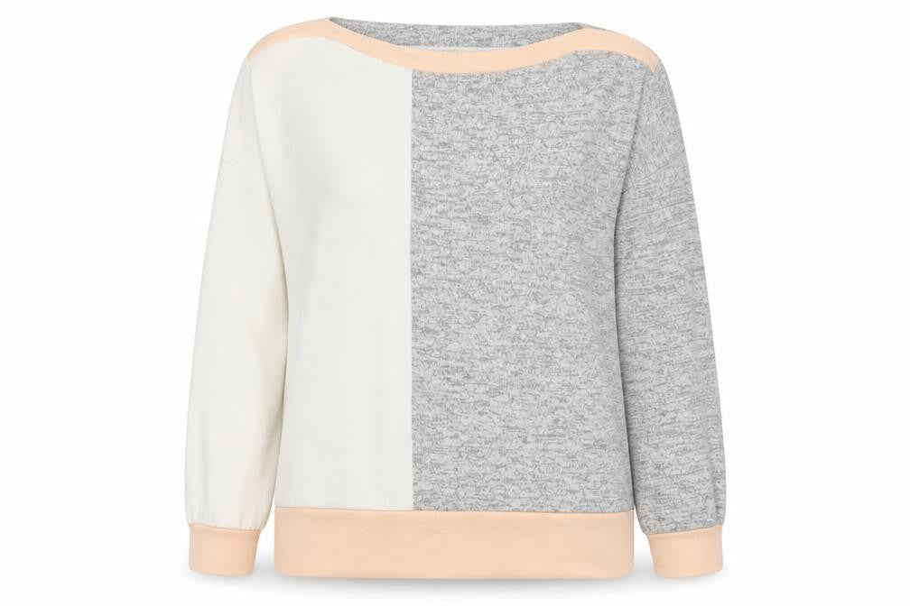 TU Womens Multicoloured Boat Neck Polyester Pullover Jumper Size 14