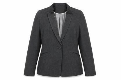 Next Womens Grey Polyester Jacket Blazer Size 14