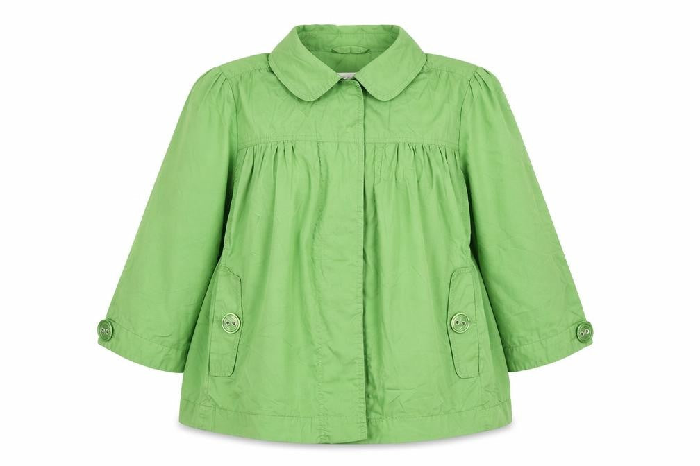 George Womens Green Jacket Coatigan Size 18 Snap