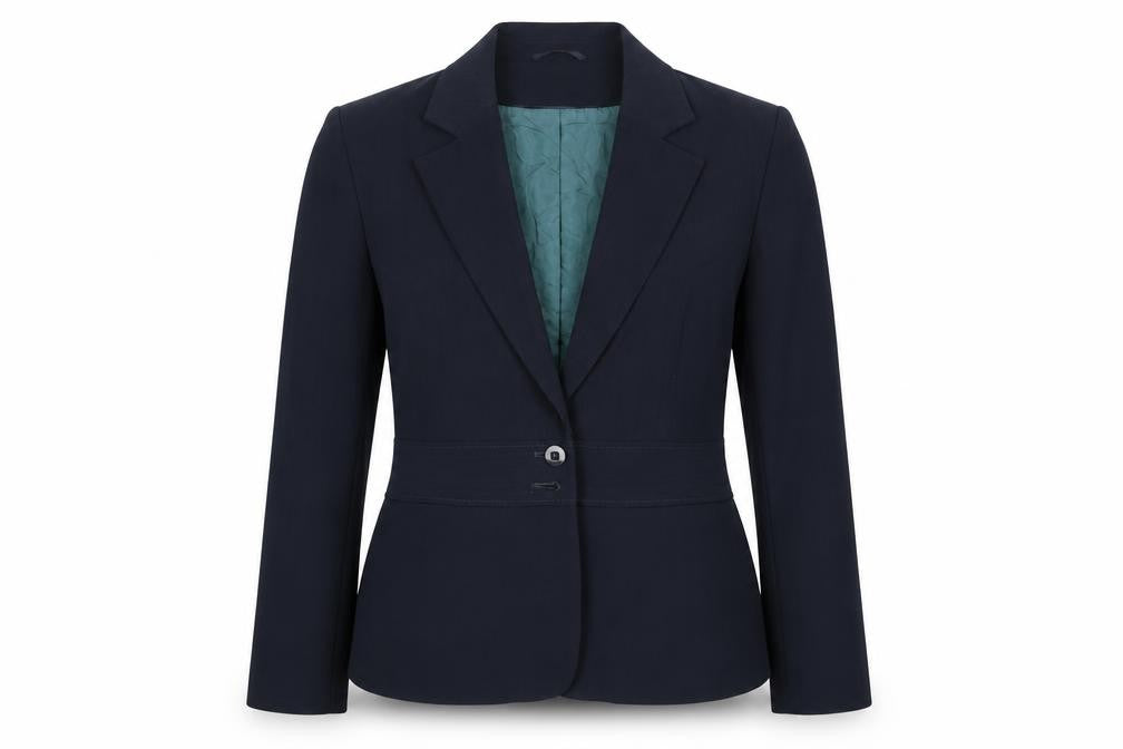 Autonomy Womens Blue Jacket Blazer Size 12 Button