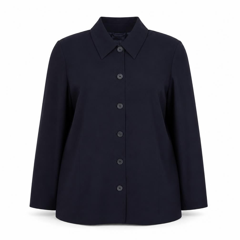 Classics Womens Blue Polyester Jacket Blazer Size 18