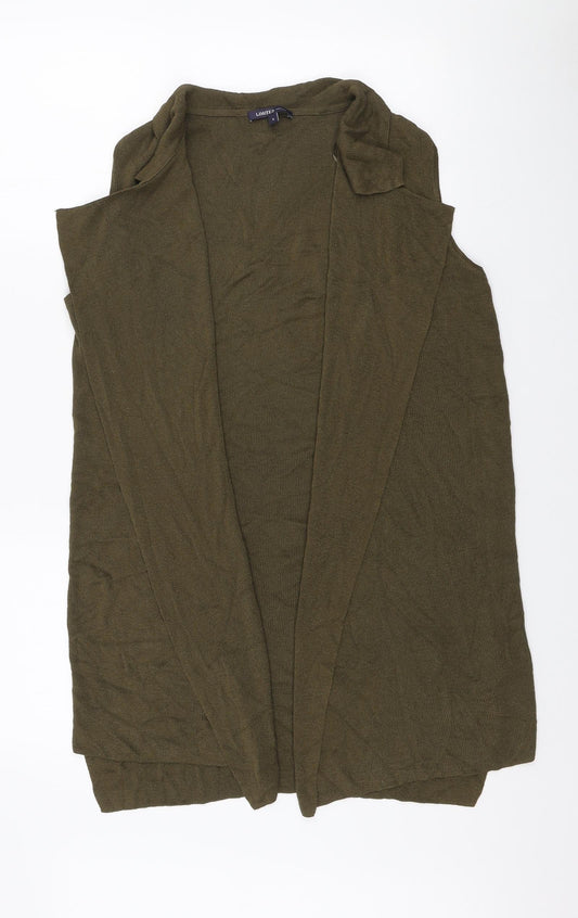 Marks and Spencer Womens Green Collared Viscose Cardigan Jumper Size 8