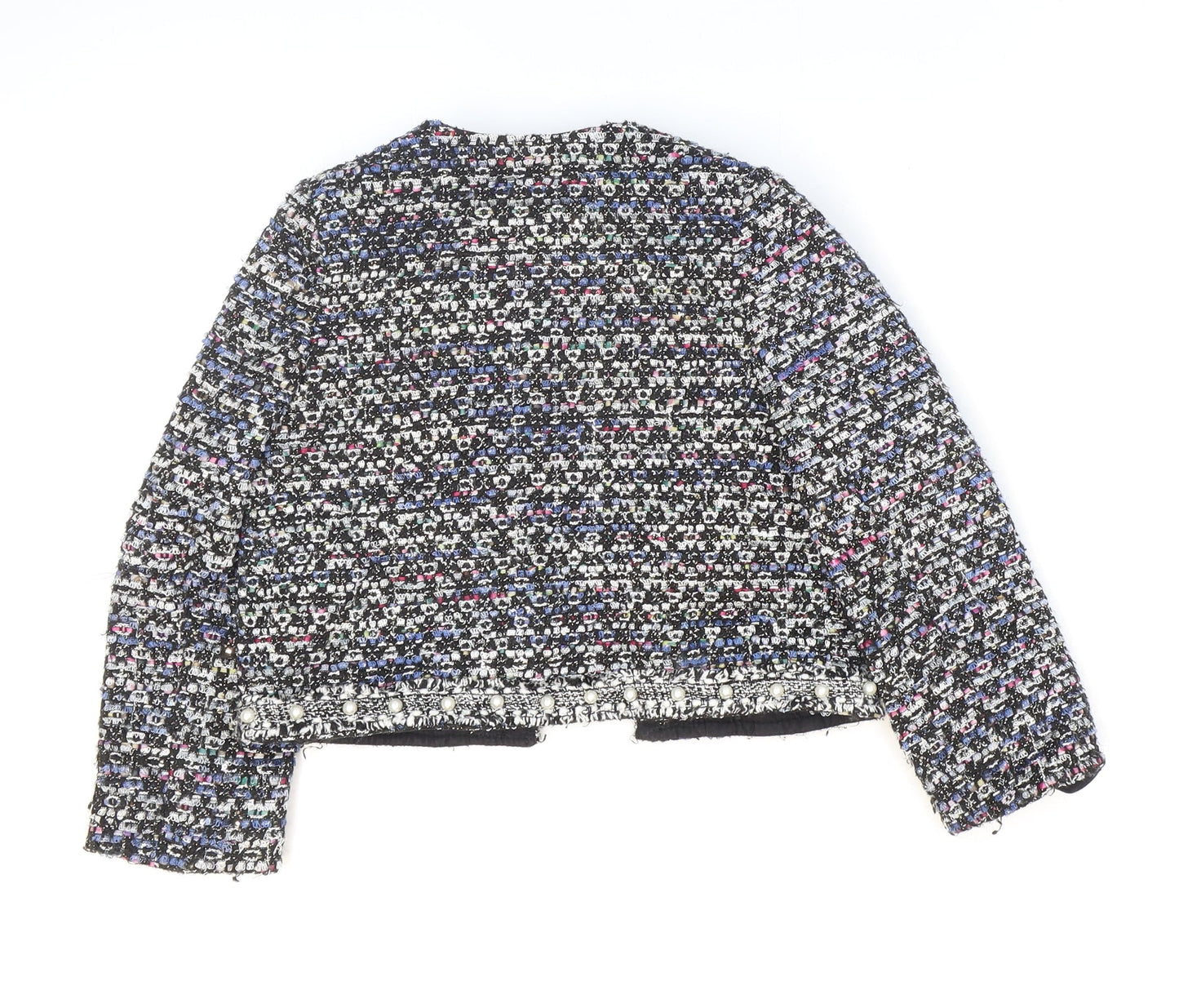 River Island Girls Multicoloured Geometric Jacket Blazer Size 5-6 Years