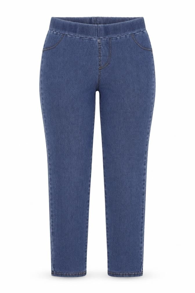 Preworn Womens Blue Cotton Jegging Jeans Size 26 in L28 in Regular