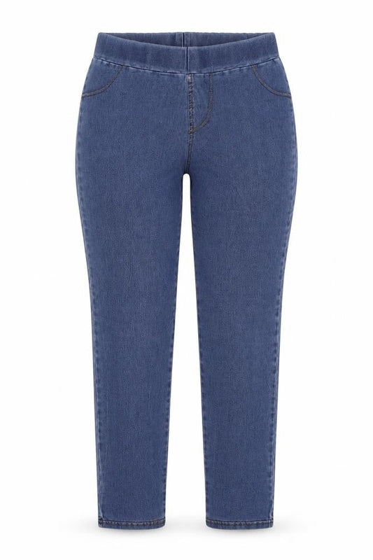 Womens Blue Cotton Jegging Jeans Size 26 in L28 in Regular