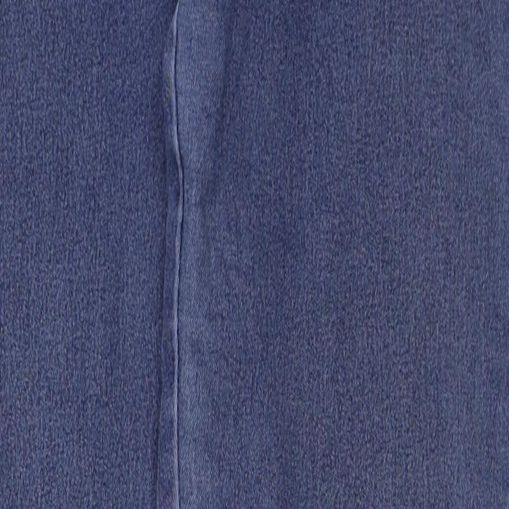 Preworn Womens Blue Cotton Jegging Jeans Size 26 in L28 in Regular