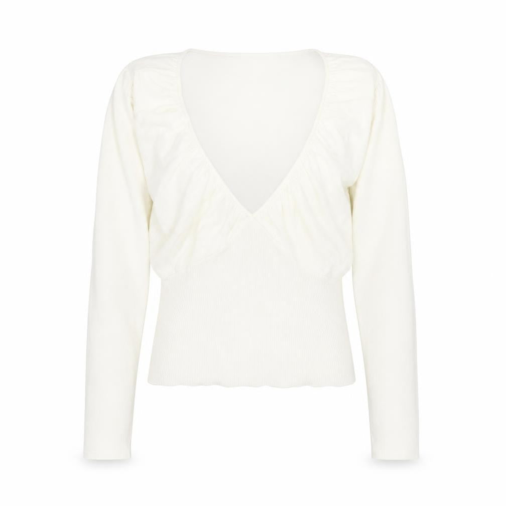 ASOS Womens White Viscose Basic Blouse Size 8 Scoop Neck
