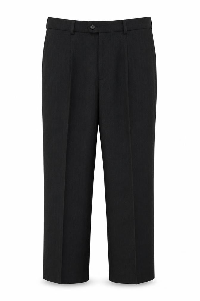 JACK REID Mens Grey Polyester Trousers Size 38 in L30 in Regular Button