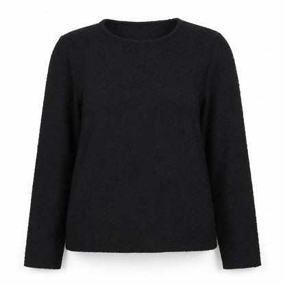 Dorothy Perkins Womens Black Round Neck Geometric Polyester Pullover Jumper Size 12