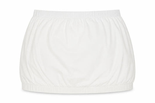 NEXT Womens White Cotton Cropped Tank Size 22 Off the Shoulder