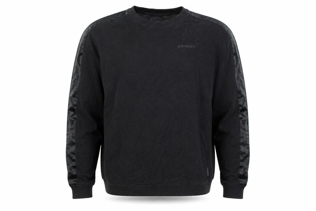 D/struct Mens Black Cotton Pullover Sweatshirt Size XL