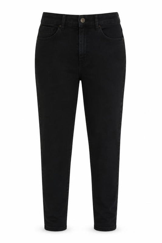 Next Womens Black Cotton Skinny Jeans Size 12 L26 in Regular Button
