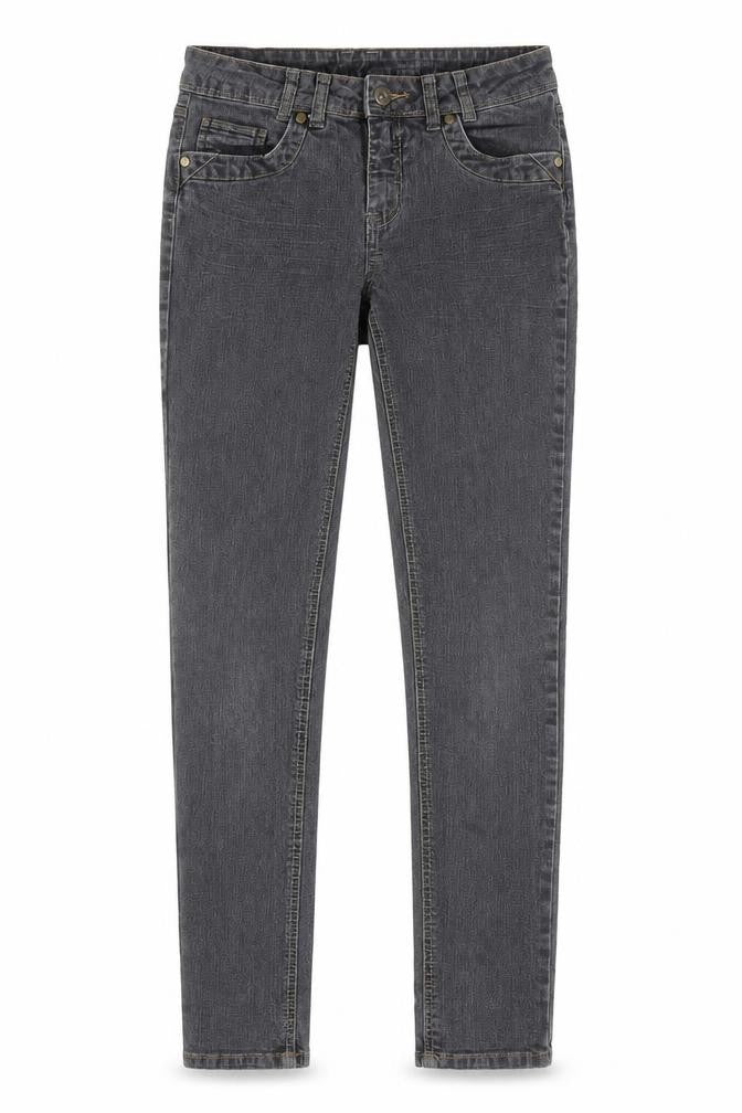 M&Co Girls Black Cotton Skinny Jeans Size 13 Years Regular Button