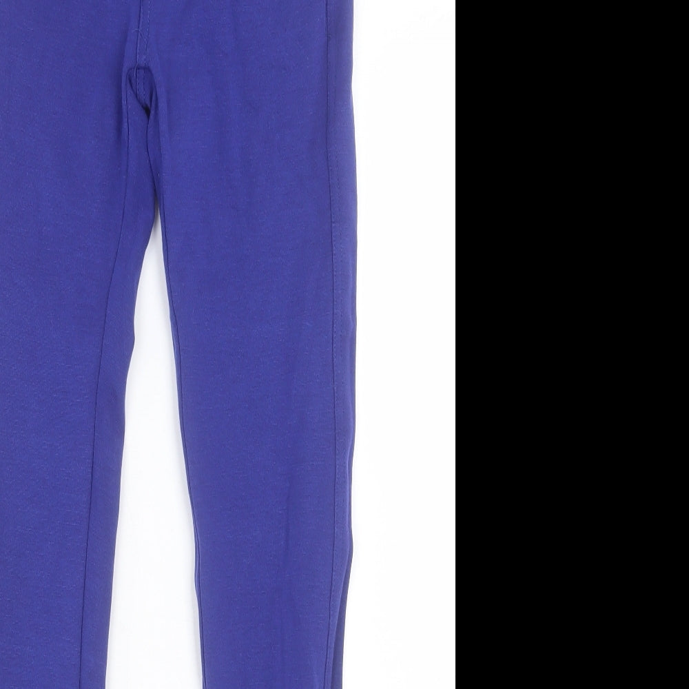 Yu & Me Womens Purple Cotton Trousers Size M L26 in Regular Button
