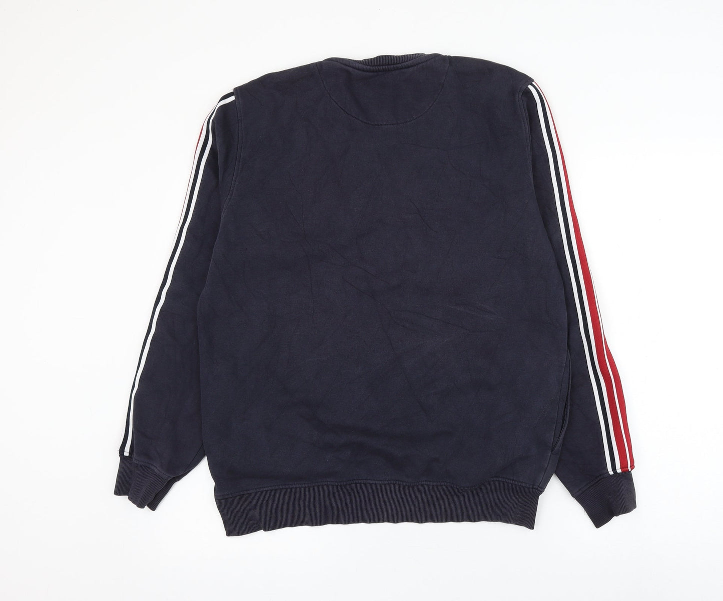 Max Mens Blue Cotton Pullover Sweatshirt Size L - Pride And Glory