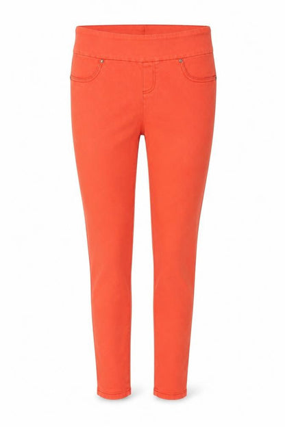 Womens Orange Polyester Jegging Jeans Size 34 in L28 in Regular