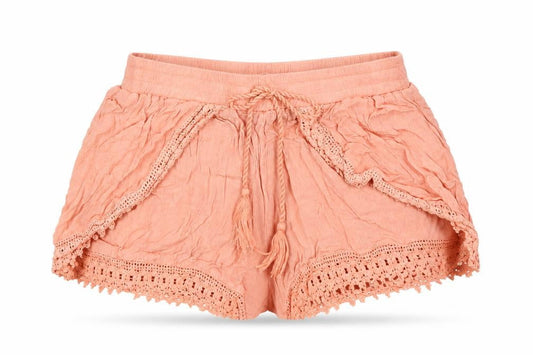 Atmosphere Womens Orange Viscose Sweat Shorts Size 8 L3 in Regular Drawstring