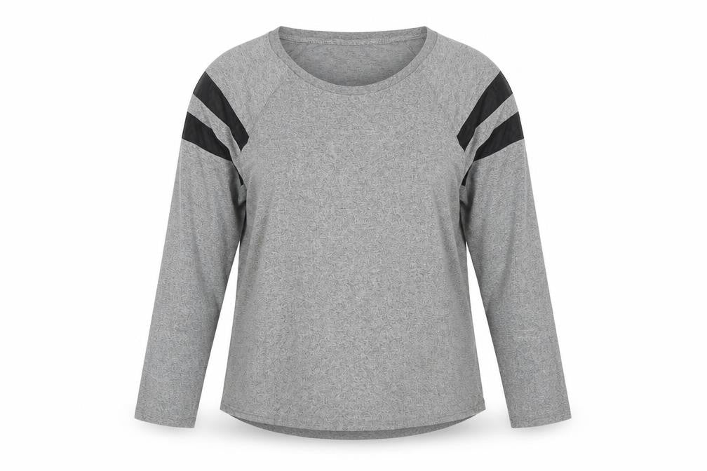Divided Womens Grey Viscose Basic T-Shirt Size M Boat Neck