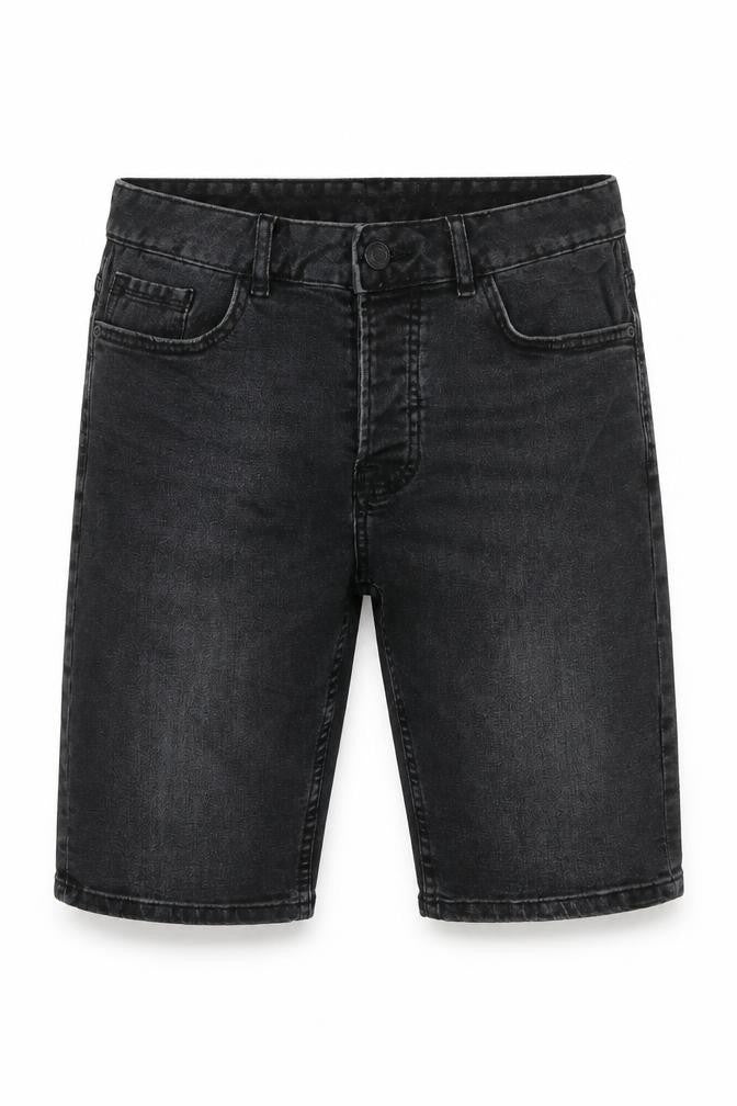 Denim & Co. Mens Grey Cotton Bermuda Shorts Size 28 in L10 in Regular Zip