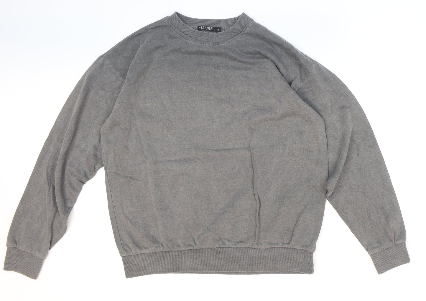 Nasty Gal Womens Grey Polyester Pullover Sweatshirt Size S Pullover - My body. My rules. My decision