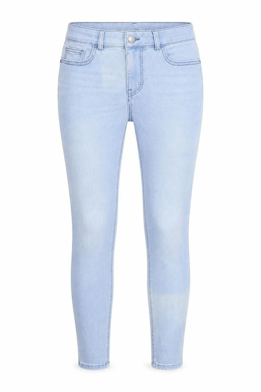 Womens Blue 100% Cotton Skinny Jeans Size 30 in L27 in Regular Zip