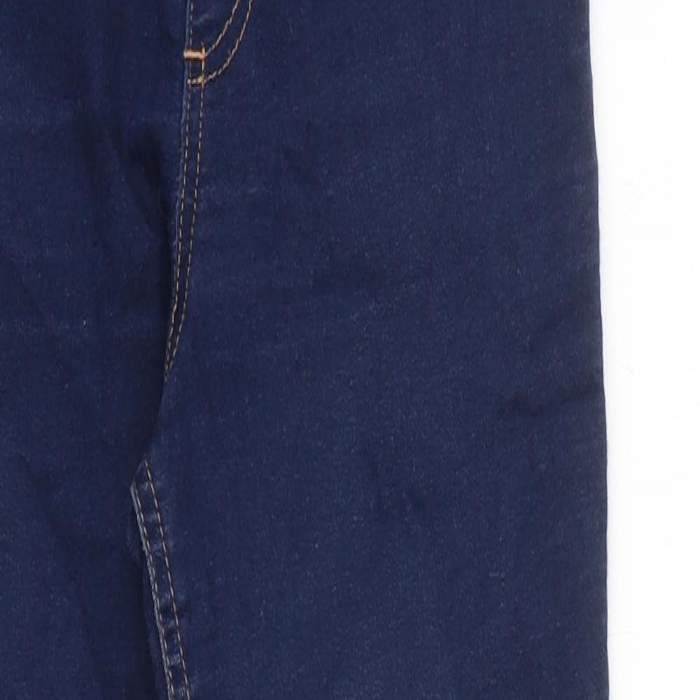 Marks and Spencer Womens Blue 100% Cotton Jegging Jeans Size 8 L27 in Regular
