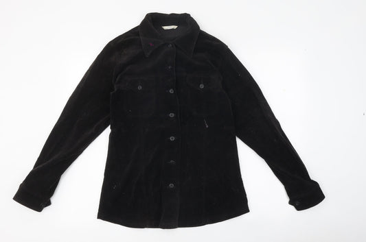 Marks and Spencer Womens Brown Jacket Size 12 Button