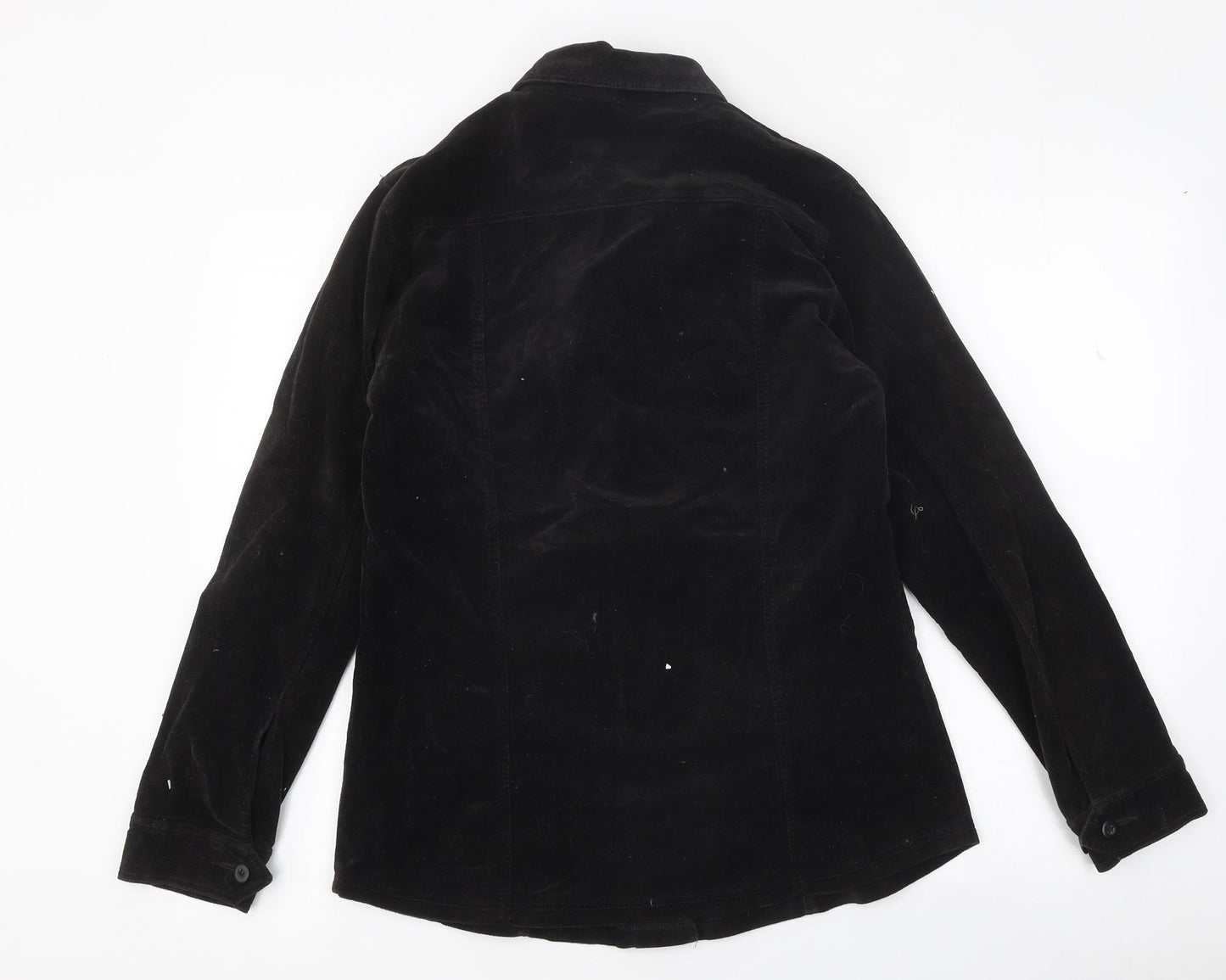 Marks and Spencer Womens Brown Jacket Size 12 Button