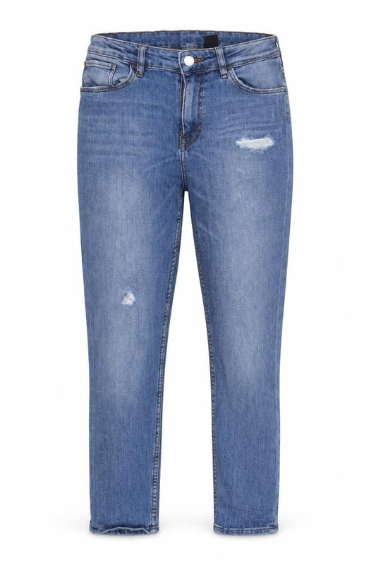 H&M Womens Blue 100% Cotton Skinny Jeans Size 30 in L31 in Regular Zip