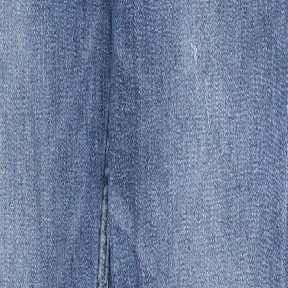 H&M Womens Blue 100% Cotton Skinny Jeans Size 30 in L31 in Regular Zip
