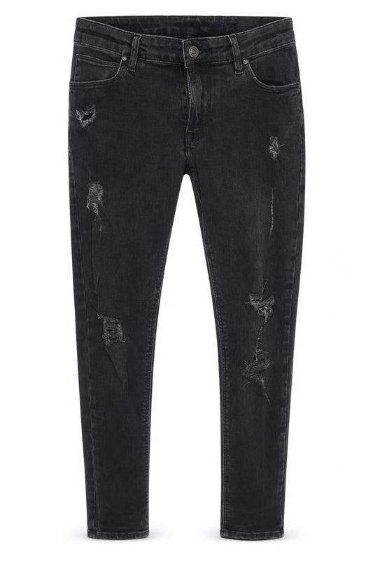ASOS Mens Black Polyester Skinny Jeans Size 29 in L29 in Regular Zip