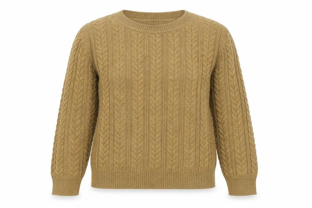 H&M Womens Yellow Round Neck Polyester Pullover Jumper Size XS