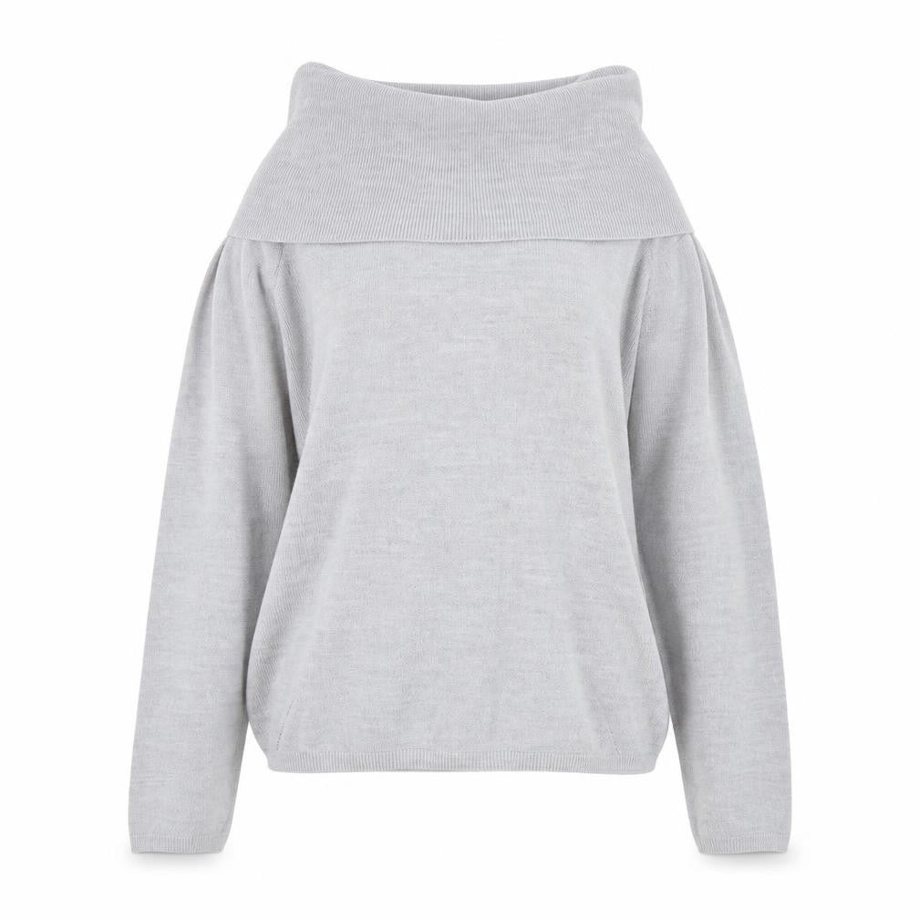 Marks & Spencer Womens Grey Roll Neck Acrylic Pullover Jumper Size 12