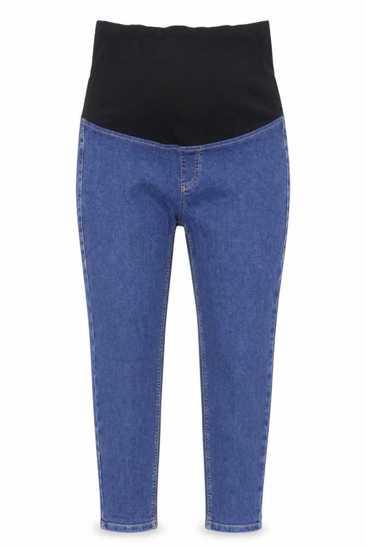 Topshop Womens Blue Cotton Skinny Jeans Size 30 in L25 in Regular