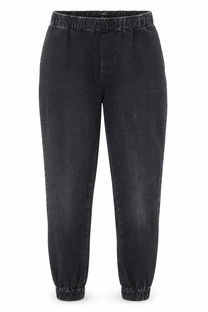 George Womens Black Cotton Tapered Jeans Size 8 L26 in Regular