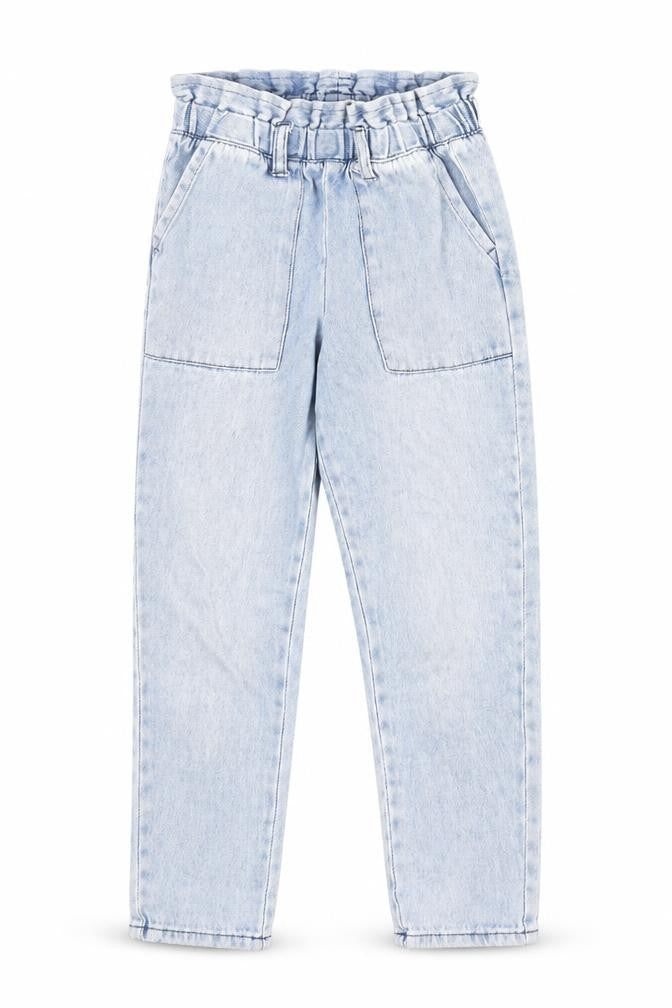 NEXT Girls Blue Cotton Straight Jeans Size 9 Months Regular Pullover