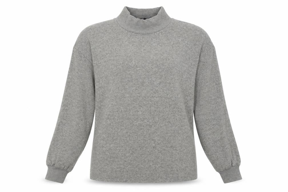 Marks & Spencer Womens Grey Viscose Pullover Sweatshirt Size 14 Pullover