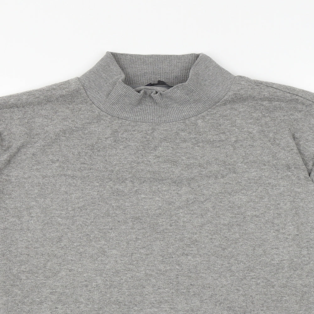 Marks and Spencer Womens Grey Viscose Pullover Sweatshirt Size 14 Pullover
