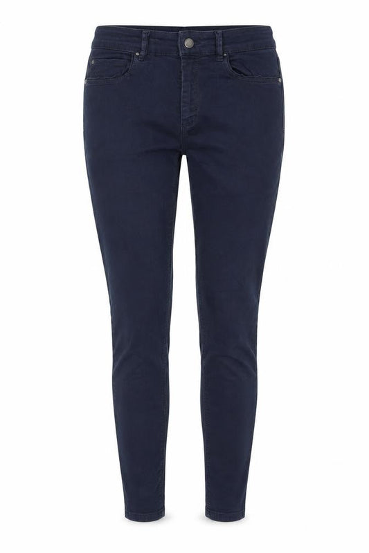 Maison De Nines Womens Blue Polyester Skinny Jeans Size 12 L30 in Regular Zip