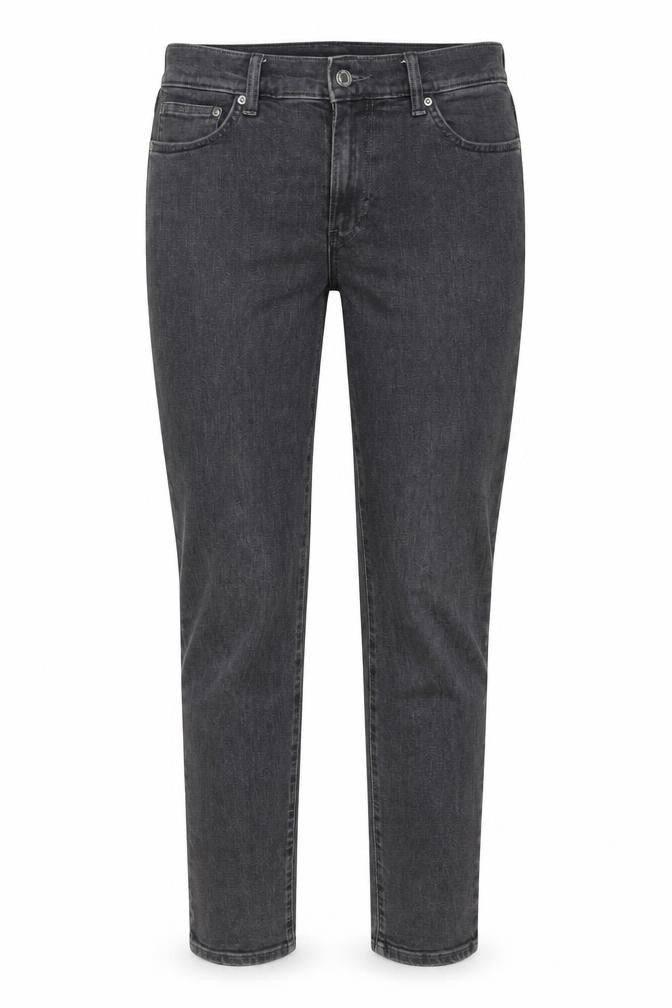 H&M Womens Grey Cotton Straight Jeans Size 32 in L32 in Regular Zip