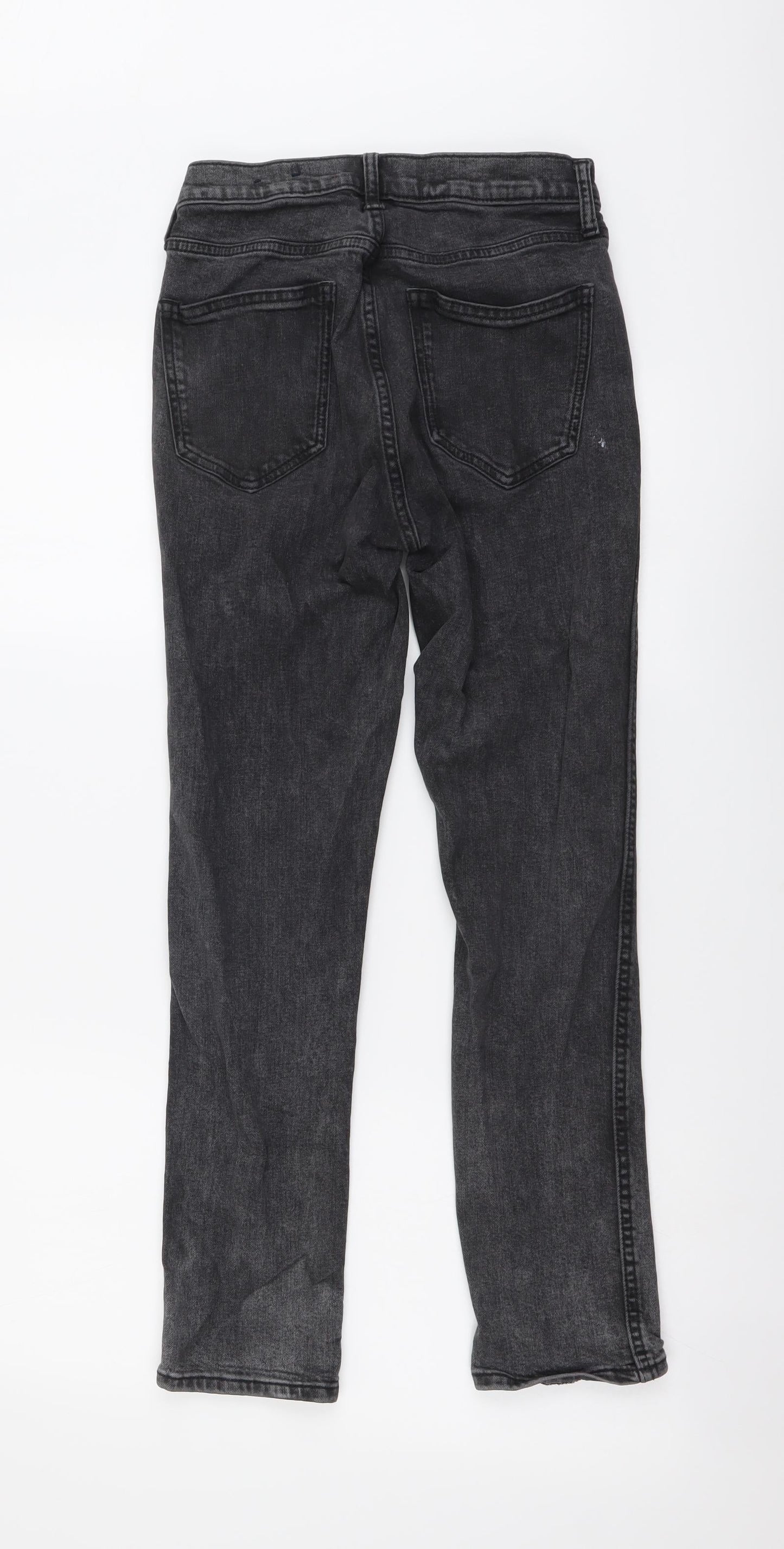 Gap Womens Grey Cotton Skinny Jeans Size 25 in L26 in Regular Button