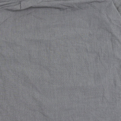 Jack Reid Mens Grey Polyester Button-Up Size 16.5 Collared Button