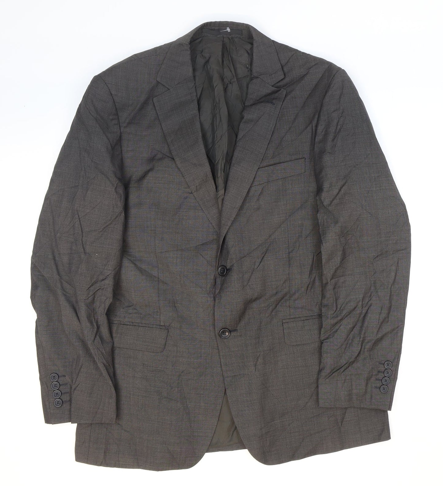 Marks and Spencer Mens Brown Wool Jacket Suit Jacket Size 40