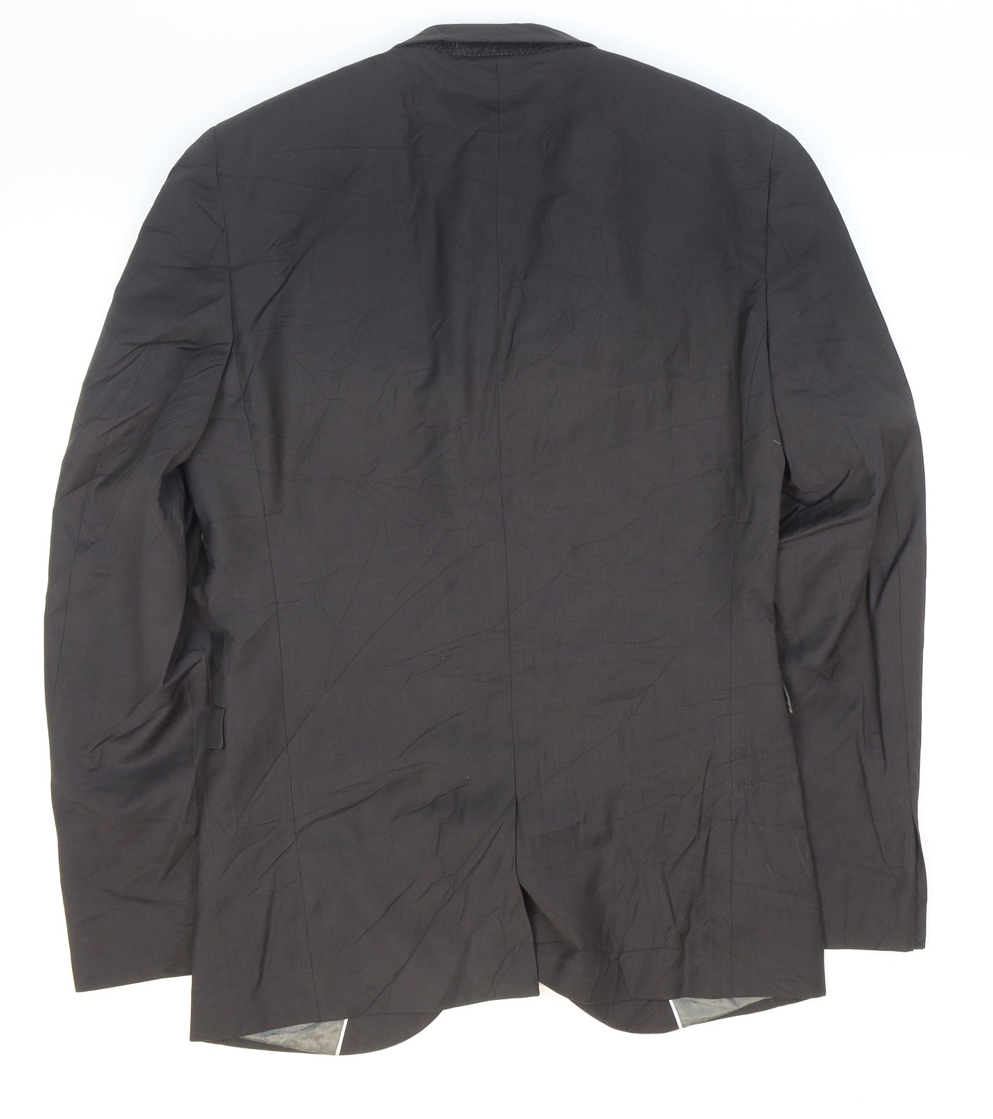 NEXT Mens Grey Polyester Jacket Suit Jacket Size 36