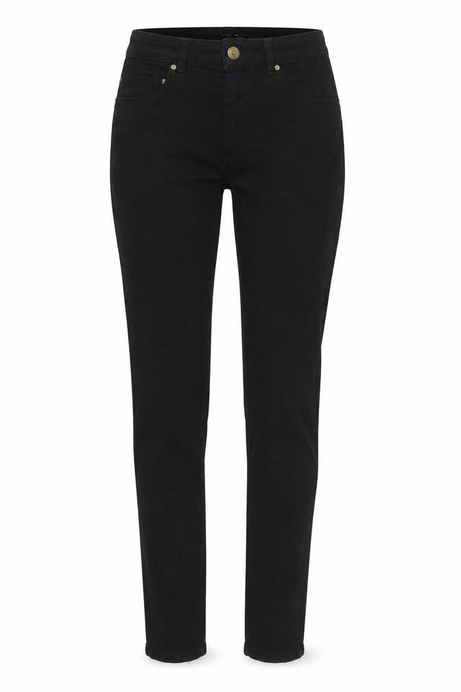H&M Womens Black Cotton Skinny Jeans Size 6 L30 in Regular Zip