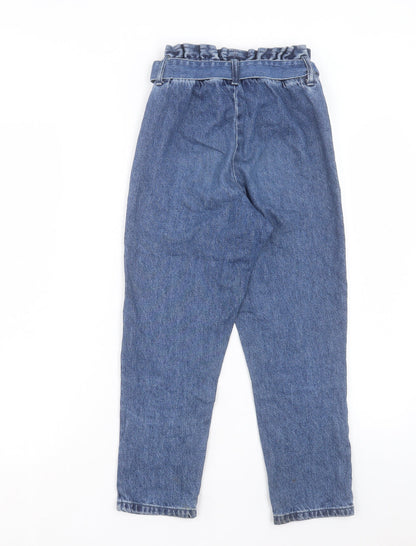 Preloved NEXT Girls Blue Cotton Straight Jeans Regular Pullover - Back