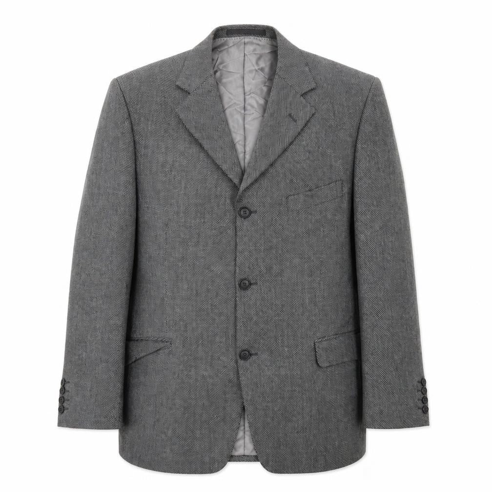 Marks & Spencer Mens Grey Wool Jacket Blazer Size L