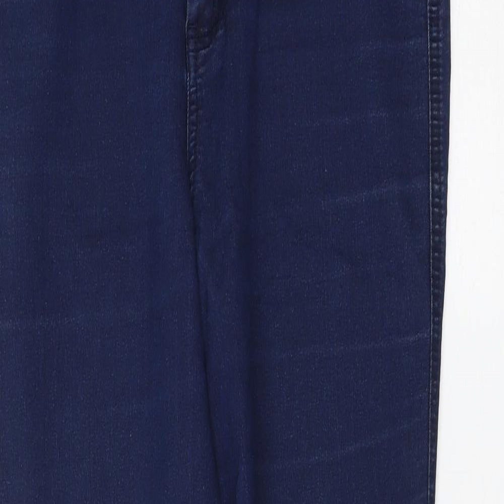 ASOS Womens Blue Cotton Jegging Jeans Size 28 in L28 in Regular Zip